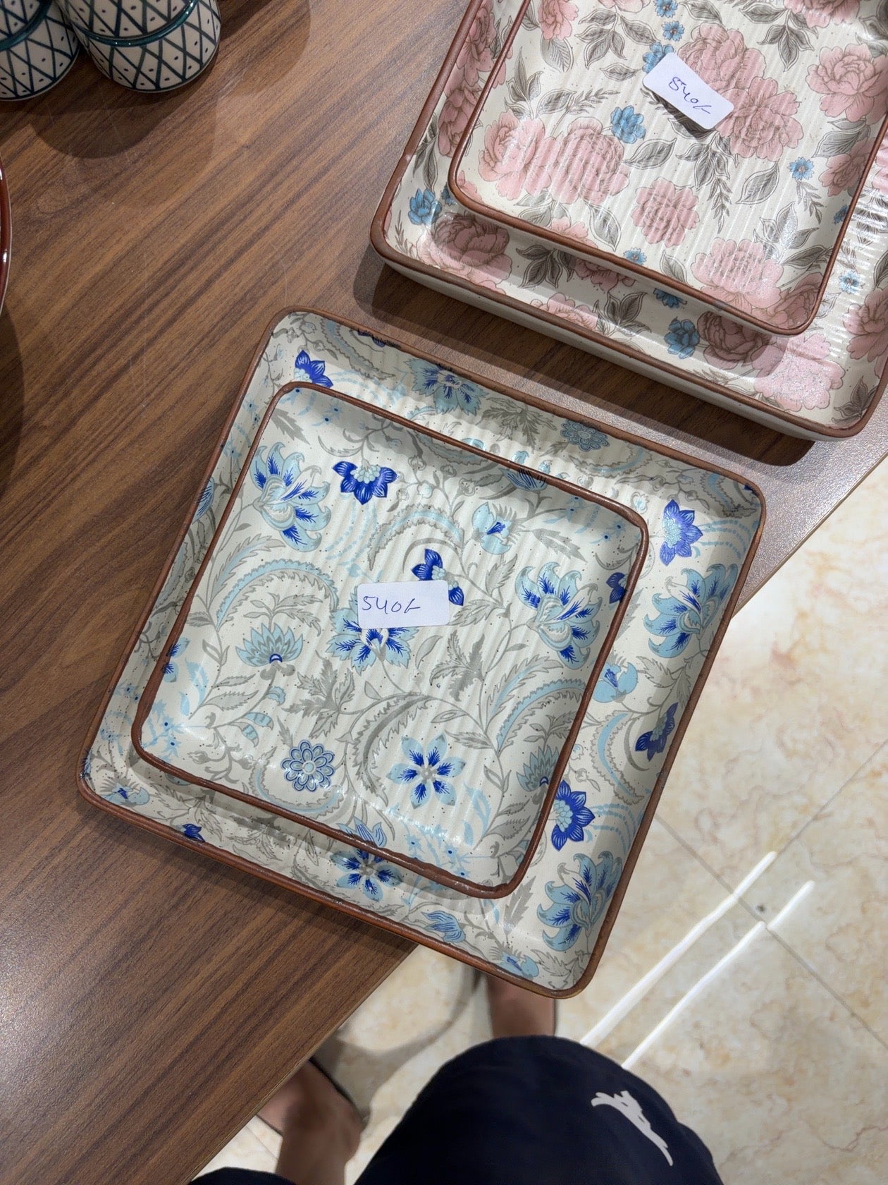 Blooming Buds Serving Platter Set