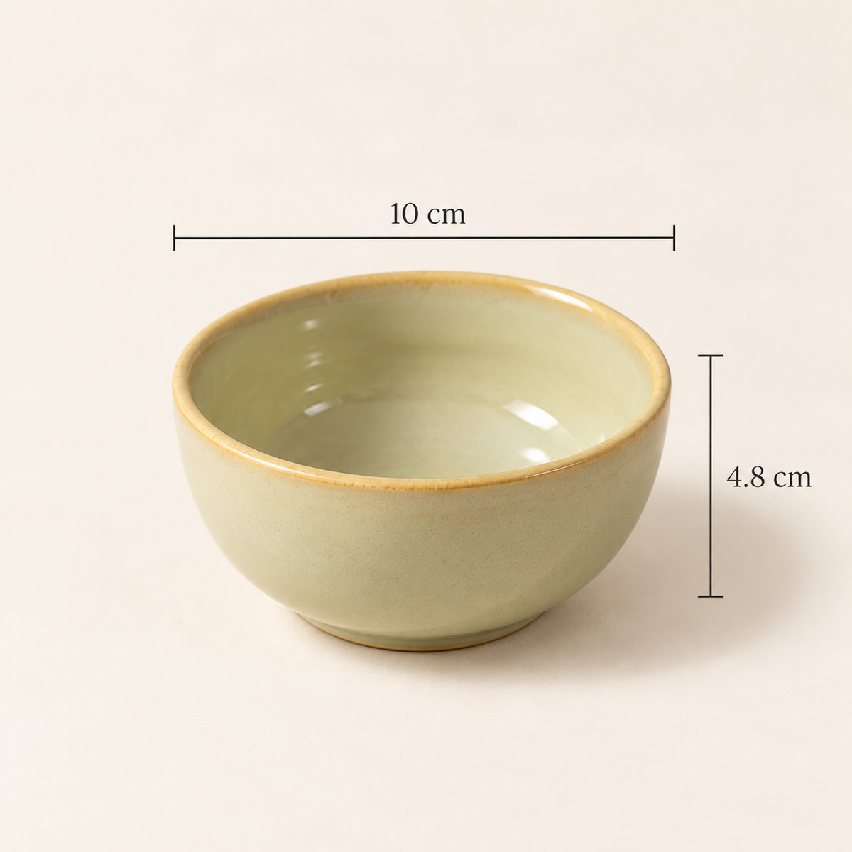Echo Katori with warm ivory finish and subtle detailing by OZAY Living