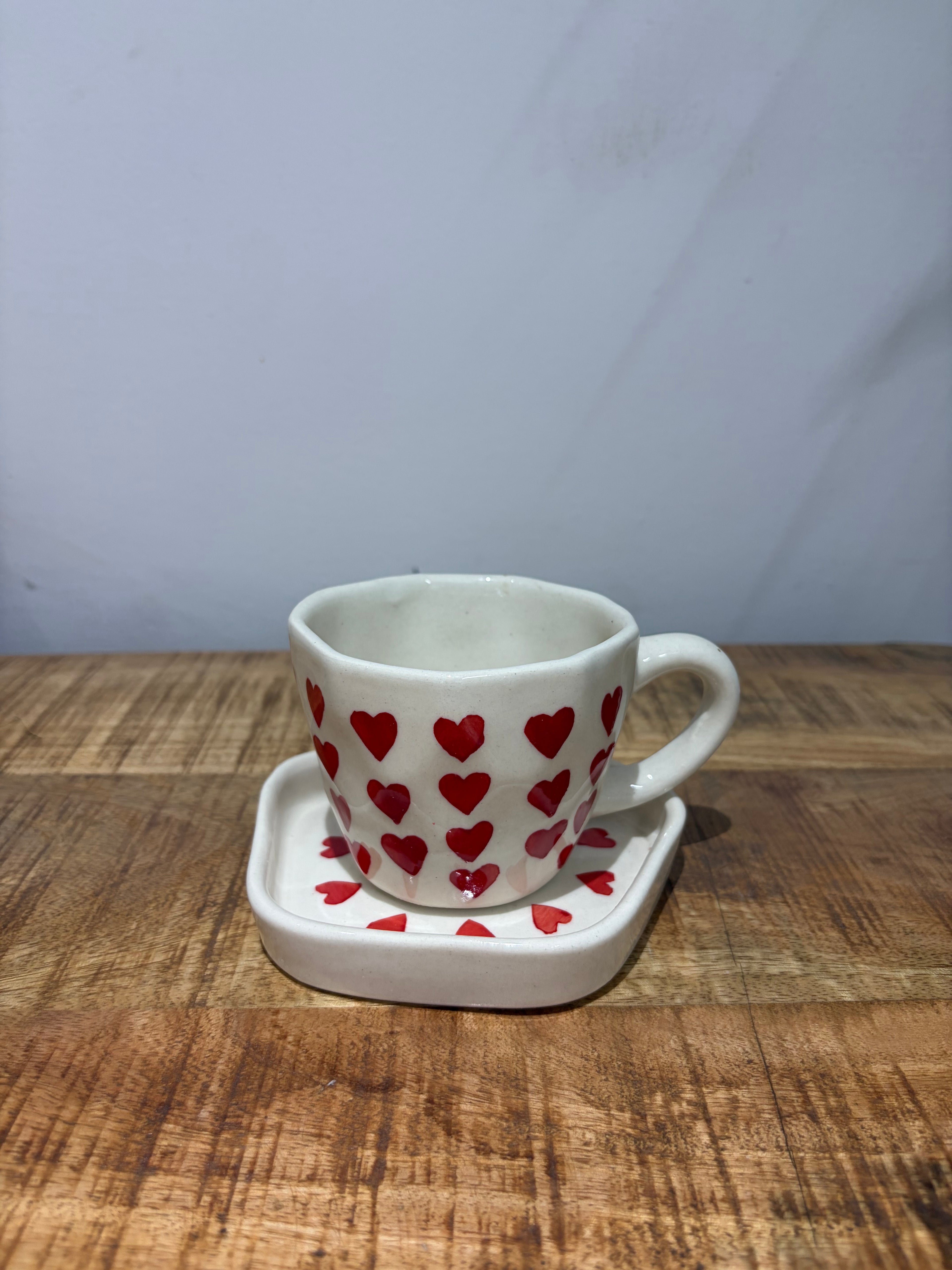 Little Hearts Cup & Saucer