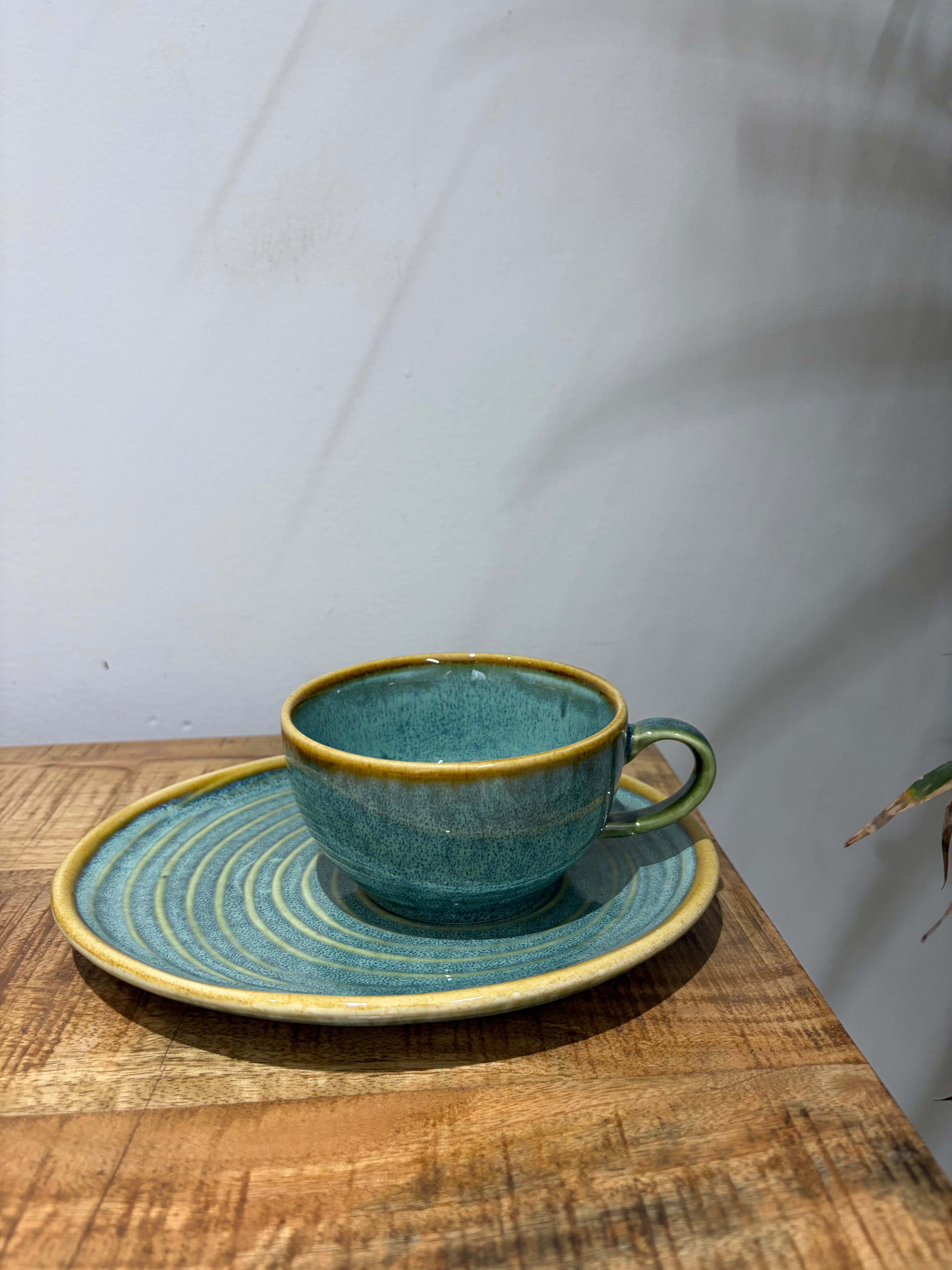 Ocean Orbit Cup & Saucer