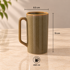 Dune Grande Mug Set of 2 by Ozay Living, large porcelain coffee mugs with a minimalist design