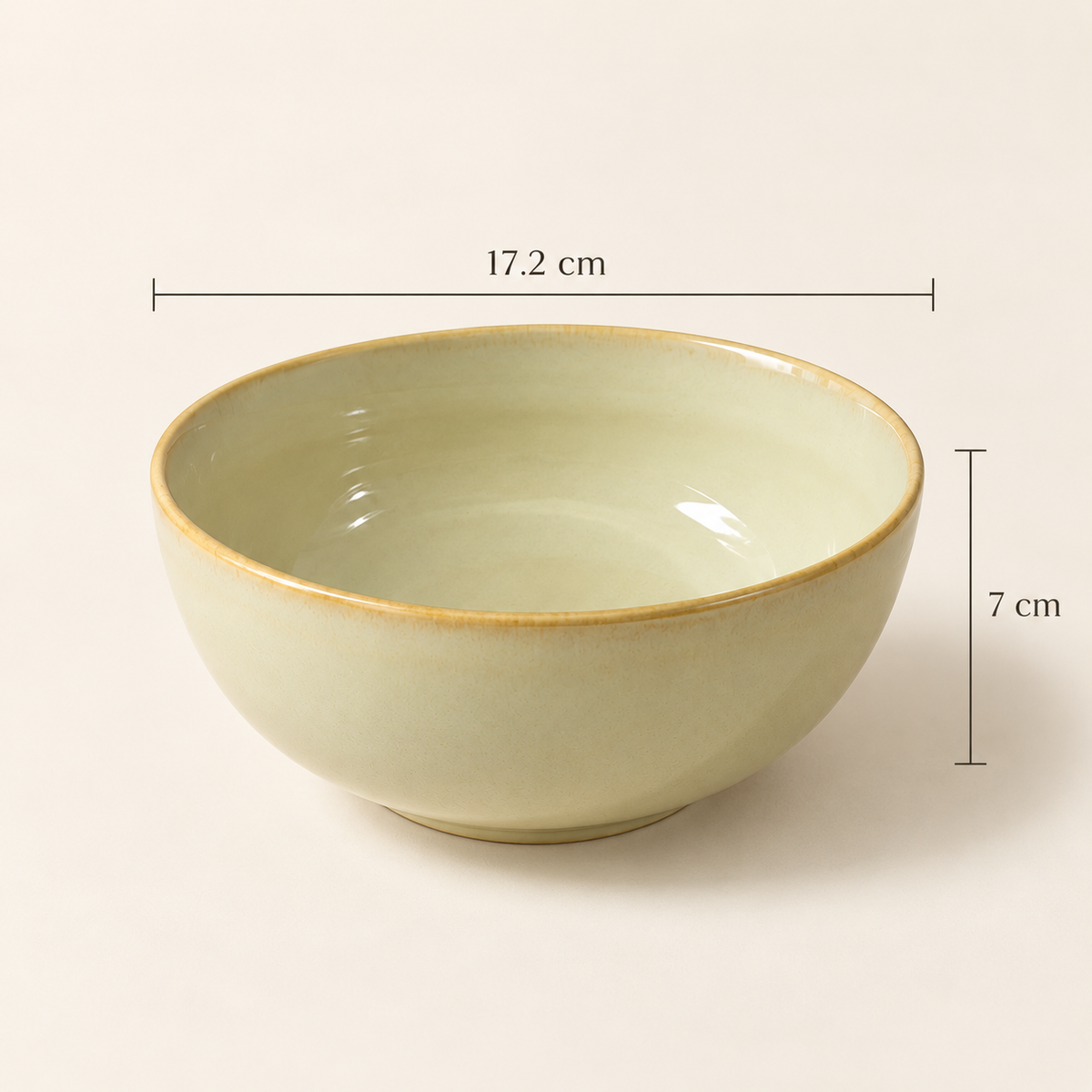 Echo serving bowl with warm ivory finish and subtle detailing by OZAY Living