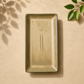 Sand Stone Serving Platter by OZAY Living – premium ceramic serving platter in a warm neutral finish
