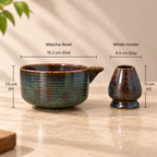 Yori Matcha Bowl with Whisk Holder